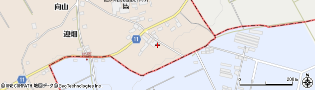 福島県中島村（西白河郡）吉岡（上平）周辺の地図