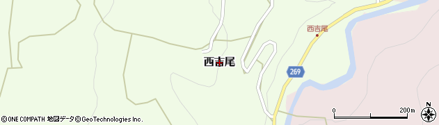 新潟県上越市西吉尾周辺の地図