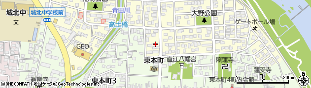 高田長生館周辺の地図