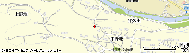 福島県いわき市小川町西小川（平久田）周辺の地図