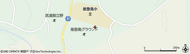 石川県七尾市能登島向田町（馬附谷内）周辺の地図