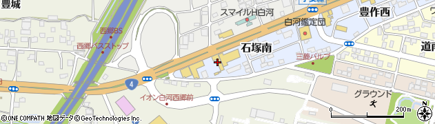 東日本三菱白河店周辺の地図