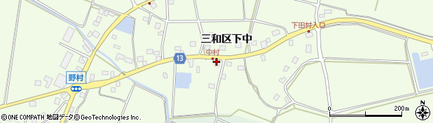 新潟県上越市三和区下中1892周辺の地図