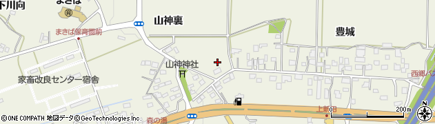 福島県西白河郡西郷村小田倉山神裏周辺の地図