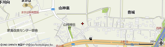 福島県西郷村（西白河郡）小田倉（山神裏）周辺の地図
