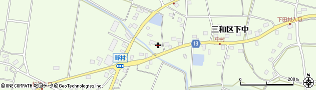 新潟県上越市三和区下中677周辺の地図