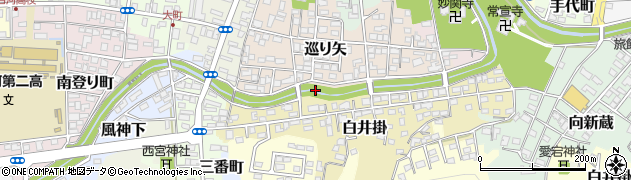 恵比須橋周辺の地図