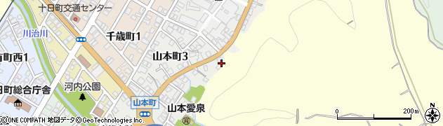 新潟県十日町市山本周辺の地図