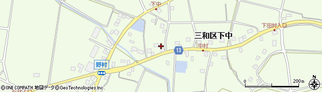 新潟県上越市三和区下中2760周辺の地図