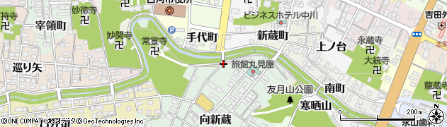 土橋食堂周辺の地図