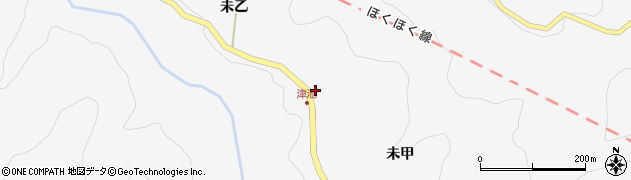 新潟県十日町市津池周辺の地図