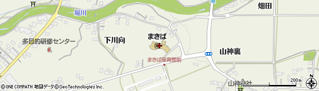 西郷村　まきば保育園周辺の地図