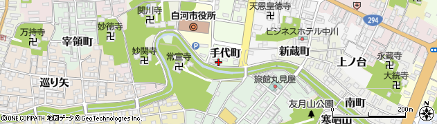 福島県白河市手代町54周辺の地図