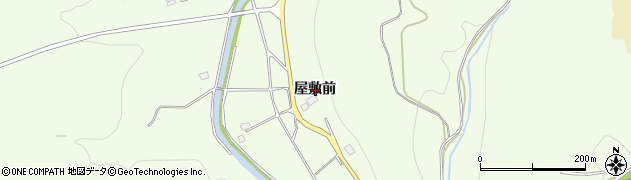 福島県いわき市四倉町玉山（屋敷前）周辺の地図