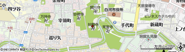 福島県白河市金屋町116周辺の地図