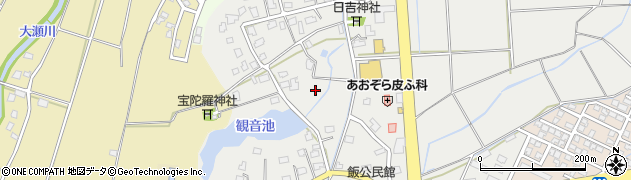 新潟県上越市飯周辺の地図