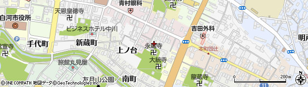 福島県白河市馬町裏周辺の地図