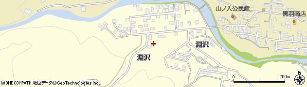 福島県いわき市小川町西小川（淵沢）周辺の地図