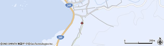 石川県羽咋郡志賀町富来七海チ周辺の地図