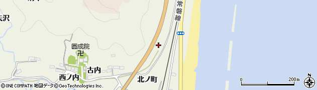 福島県いわき市久之浜町田之網（静）周辺の地図