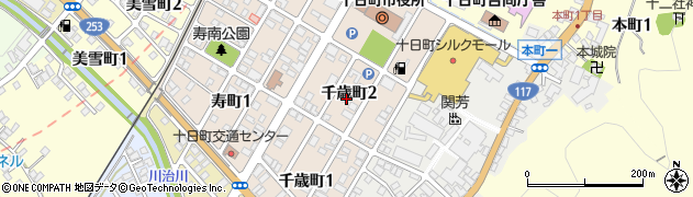 新潟県十日町市千歳町周辺の地図
