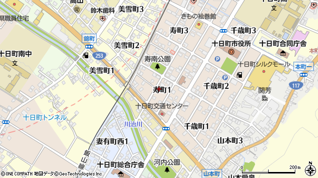 〒948-0051 新潟県十日町市寿町の地図