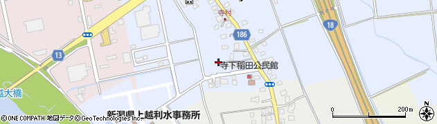 新潟県上越市寺周辺の地図