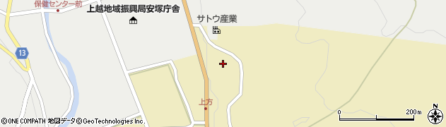 新潟県上越市安塚区上方901周辺の地図