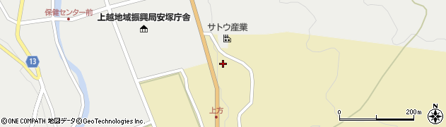 新潟県上越市安塚区上方908周辺の地図