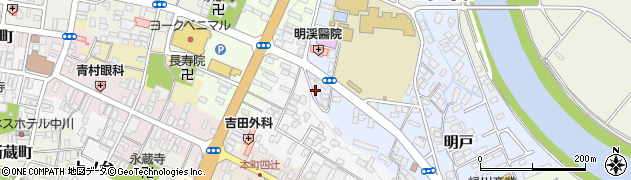 福島県白河市明戸98周辺の地図