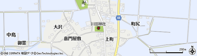 川田神社周辺の地図