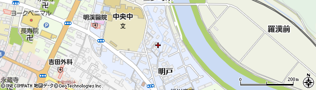 福島県白河市明戸122周辺の地図