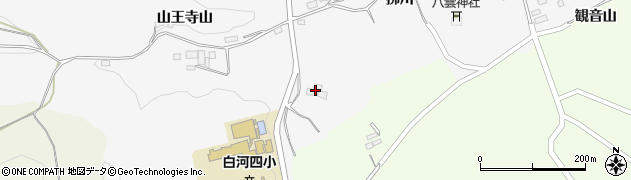 福島県白河市久田野豆柄久保周辺の地図