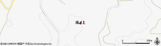福島県いわき市三和町下市萱（滝ノ上）周辺の地図