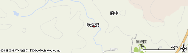 福島県いわき市久之浜町田之網（吹矢沢）周辺の地図