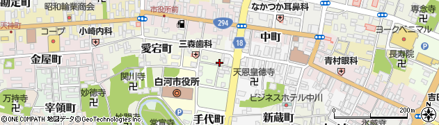 福島県白河市手代町46周辺の地図