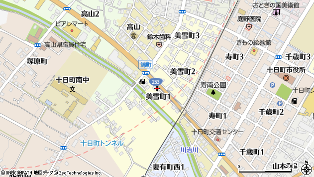 〒948-0052 新潟県十日町市美雪町の地図