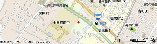 新潟県十日町市高山周辺の地図