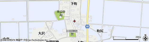 福島県中島村（西白河郡）川原田（早稲田）周辺の地図