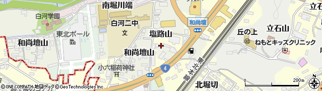 福島県白河市和尚壇山3周辺の地図