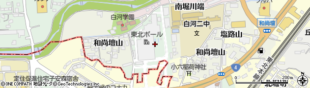 福島県白河市和尚壇周辺の地図