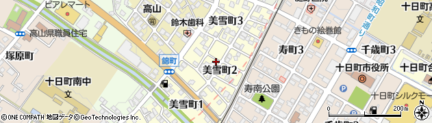 新潟県十日町市美雪町周辺の地図