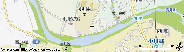 福島県いわき市小川町上小川（下广門）周辺の地図