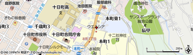 十日町本町簡易郵便局周辺の地図