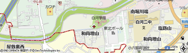 福島県白河市和尚壇山20周辺の地図