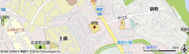 原信土橋店周辺の地図