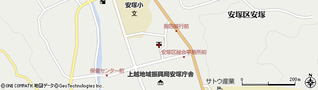安塚郵便局 ＡＴＭ周辺の地図