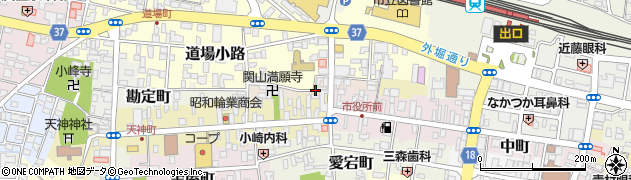 福島県白河市鷹匠町周辺の地図