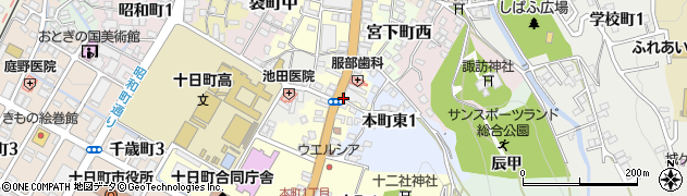 新潟県十日町市本町１丁目下周辺の地図