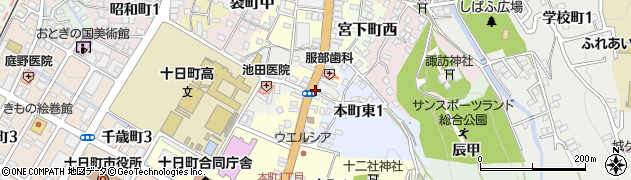 新潟県十日町市本町（１丁目下）周辺の地図